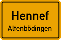 Straßen in Hennef Altenbödingen