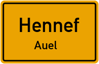 Straßen in Hennef Auel
