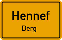 Straßen in Hennef Berg