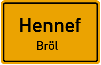 Straßen in Hennef Bröl