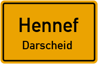 Straßen in Hennef Darscheid