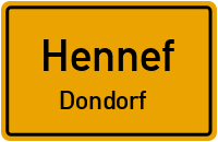 Straßen in Hennef Dondorf