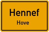 Straßen in Hennef Hove