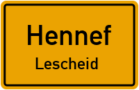 Straßen in Hennef Lescheid