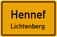 Straßen in Hennef Lichtenberg