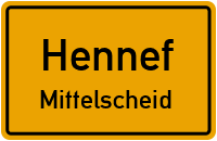 Straßen in Hennef Mittelscheid