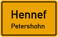 Straßen in Hennef Petershohn