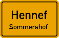 Straßen in Hennef Sommershof