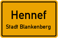 Straßen in Hennef Stadt Blankenberg