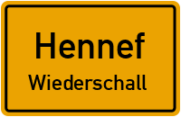 Straßen in Hennef Wiederschall