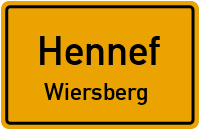 Straßen in Hennef Wiersberg