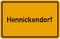 Hennickendorf in Brandenburg