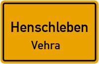 Dorfstraße in HenschlebenVehra