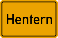 City Sign Hentern
