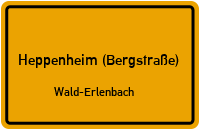 Siegfriedstraße in Heppenheim (Bergstraße)Wald-Erlenbach