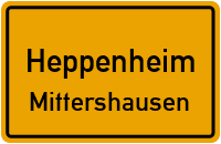 Igelsbacher Weg in HeppenheimMittershausen