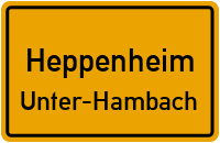 Hambacher Hauptweg in HeppenheimUnter-Hambach