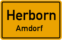 Straßenverzeichnis Herborn Amdorf