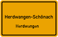Hohenfelsstraße in 88634 Herdwangen-Schönach (Herdwangen)