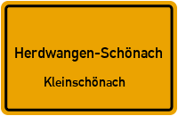 Pfullendorfer Straße in 88634 Herdwangen-Schönach (Kleinschönach)