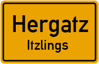 Itzlinger Straße in HergatzItzlings