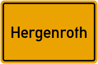 City Sign Hergenroth