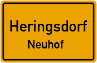 Kanalstraße in HeringsdorfNeuhof