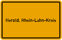City Sign Herold, Rhein-Lahn-Kreis