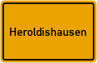 City Sign Heroldishausen