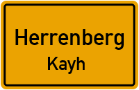 Brombergstraße in 71083 Herrenberg (Kayh)