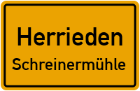 Straßenverzeichnis Herrieden Schreinermühle