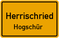 Straßenverzeichnis Herrischried Hogschür