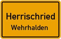 Roßrückenweg in HerrischriedWehrhalden
