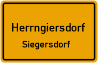 Straßenverzeichnis Herrngiersdorf Siegersdorf