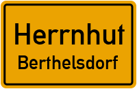 Hauptstraße in HerrnhutBerthelsdorf