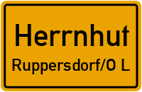 Neuhäuserstraße in HerrnhutRuppersdorf/O.L.