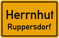Bergstraße in HerrnhutRuppersdorf