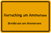 Münchner Straße in Herrsching am AmmerseeBreitbrunn am Ammersee