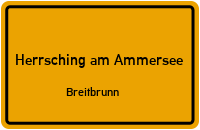 Einfangstraße in 82211 Herrsching am Ammersee (Breitbrunn)