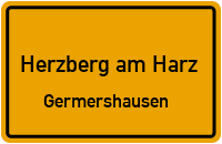 Klosterstraße in Herzberg am HarzGermershausen