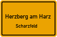 Einhornstraße in 37412 Herzberg am Harz (Scharzfeld)