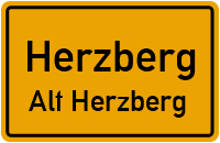 Plan in HerzbergAlt Herzberg