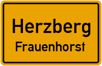 Frauenhorster Straße in HerzbergFrauenhorst