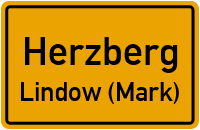 Bahnhofstraße in HerzbergLindow (Mark)