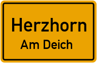 Hinterstraße in HerzhornAm Deich