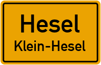Dorfstraße in HeselKlein-Hesel