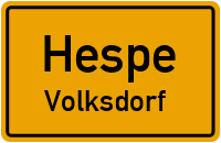 Schulweg in HespeVolksdorf