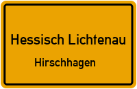 Dietrich-Bonhoeffer-Straße in Hessisch LichtenauHirschhagen