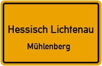 Am Mühlenberg in Hessisch LichtenauMühlenberg