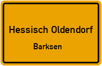 Baxmannstraße in Hessisch OldendorfBarksen